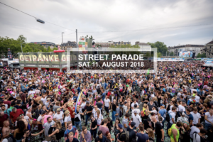 Streetparade 2018 mit USL Veranstaltungstechnik. Die grösste Party der Schweiz in Zürich