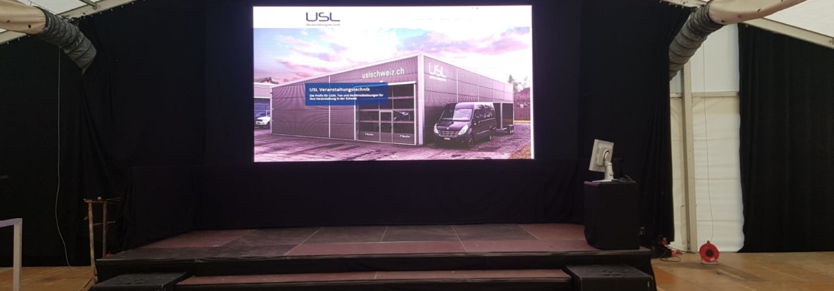 LED Screen Wand von USL Veranstaltungstechnik. Ihr Partner für den perfekten Event